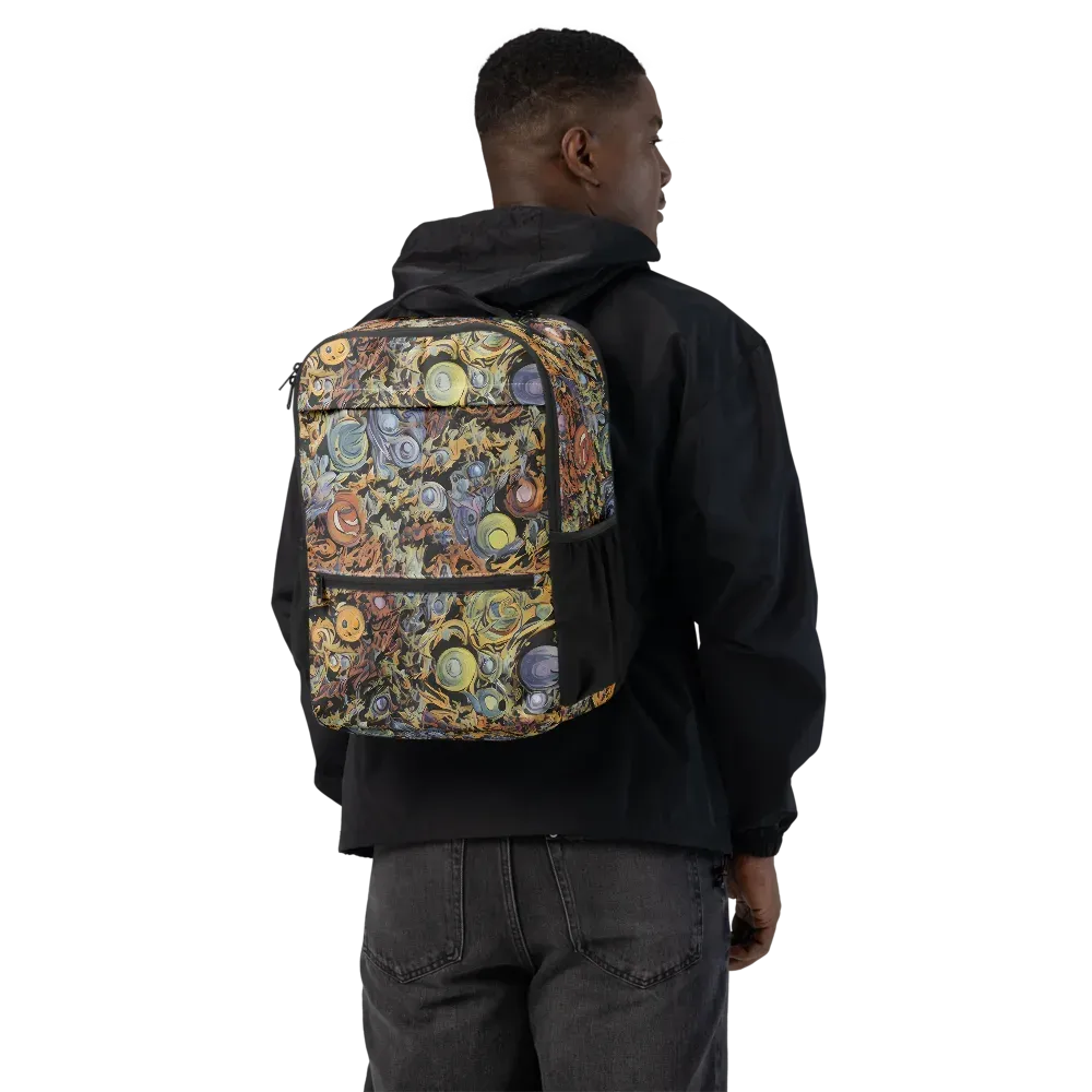 Mineral Maelstrom on Utility Backpack — Back