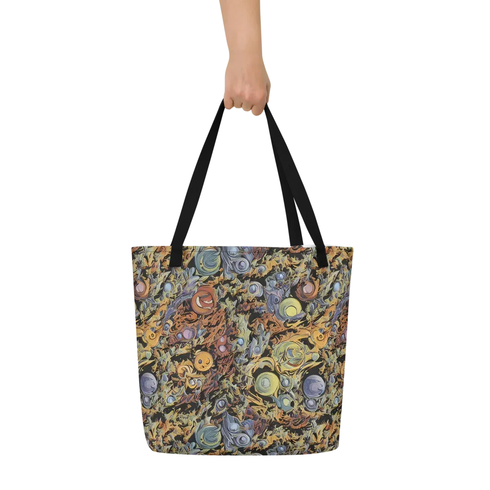 Mineral Maelstrom on Large Tote Bag W/ Pocket — Front