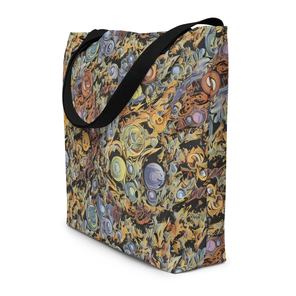 Mineral Maelstrom on Large Tote Bag W/ Pocket — Front