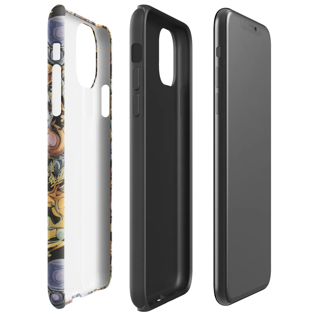 Mineral Maelstrom on Tough Case for iPhone® — Right