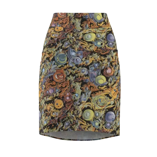 Mineral Maelstrom on a Pencil Skirt