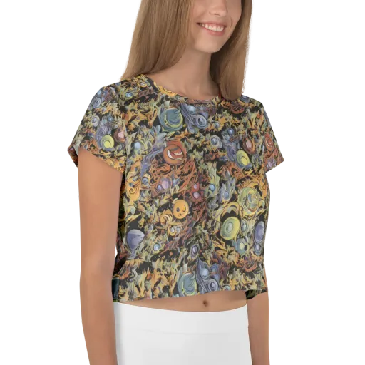 Mineral Maelstrom on a Crop Tee