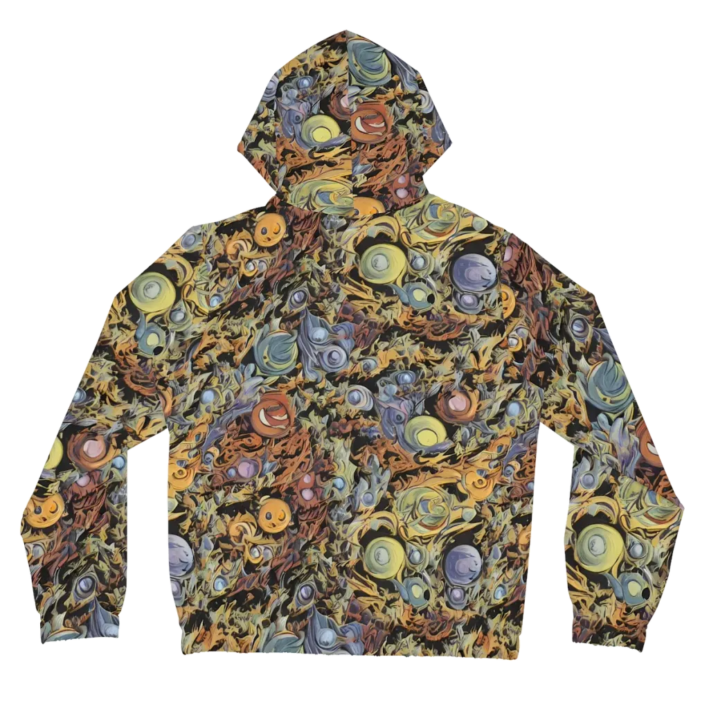 Mineral Maelstrom on Women's Full-Zip Hoodie — Back