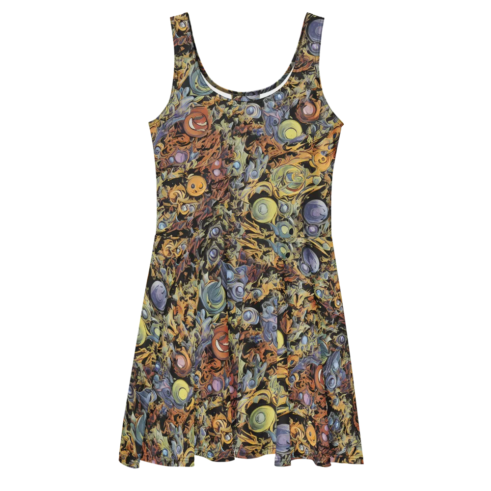 Mineral Maelstrom on Skater Dress — Front