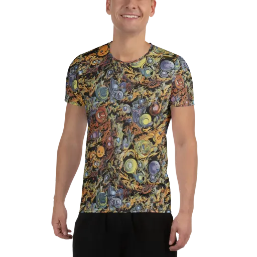 Mineral Maelstrom on a Men's Athletic T-Shirt