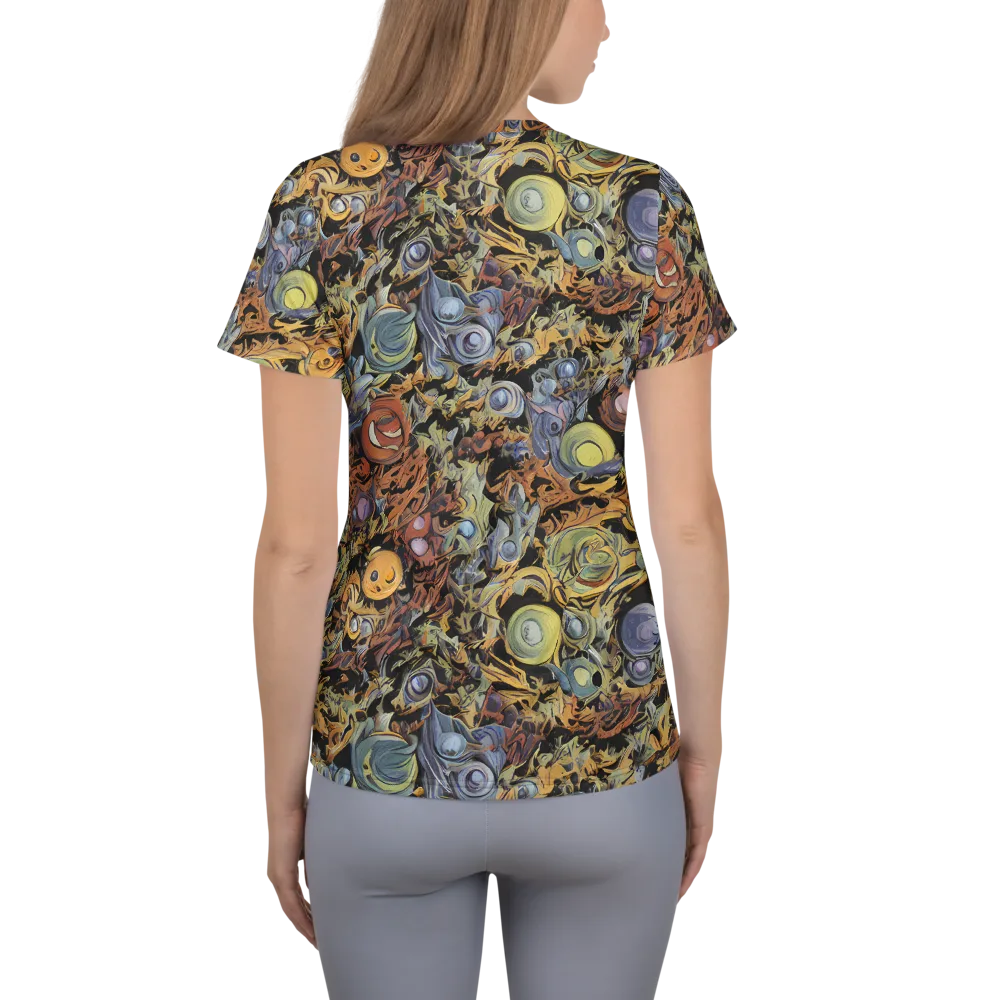 Mineral Maelstrom on Women's Athletic T-Shirt — Back