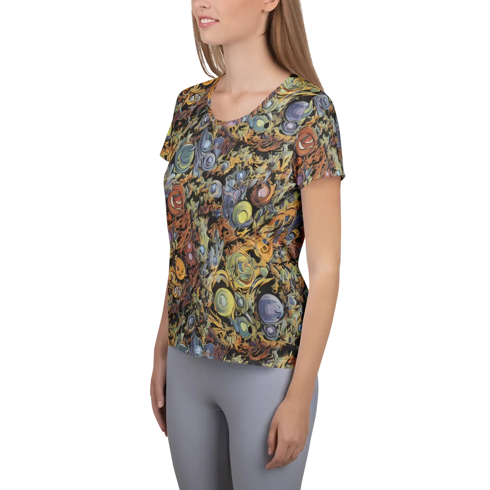 Mineral Maelstrom on Women's Athletic T-Shirt — Left