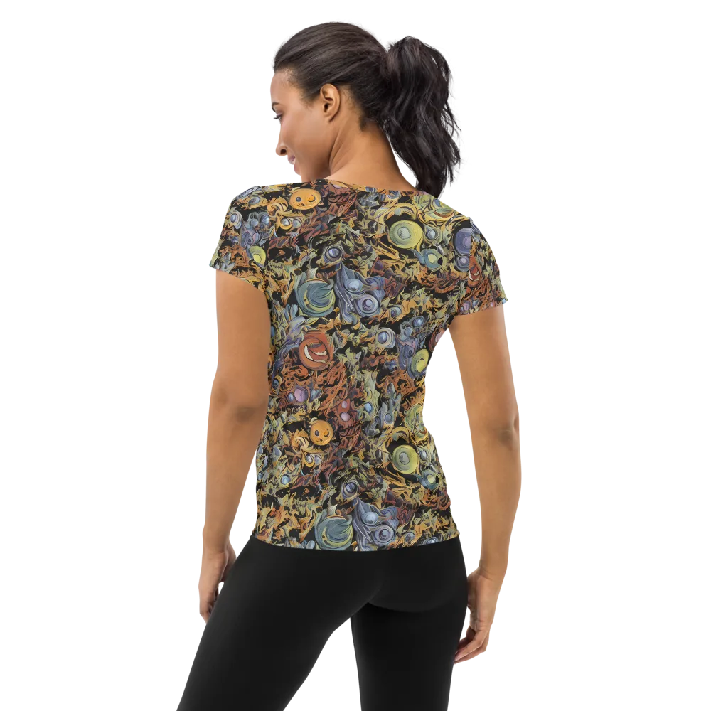 Mineral Maelstrom on Women's Athletic T-Shirt — Back