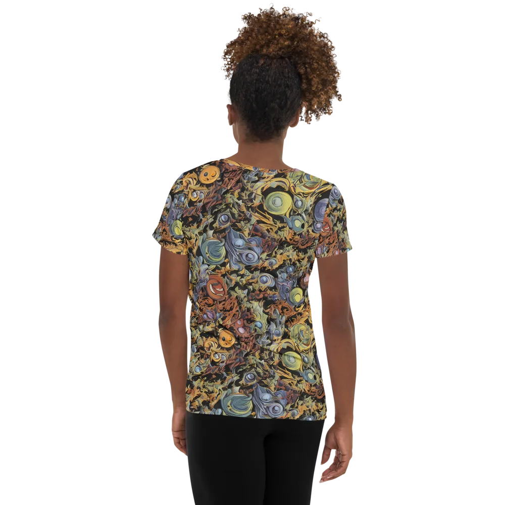 Mineral Maelstrom on Women's Athletic T-Shirt — Back
