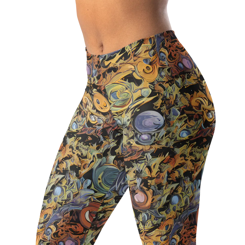 Mineral Maelstrom on Leggings — Left Front
