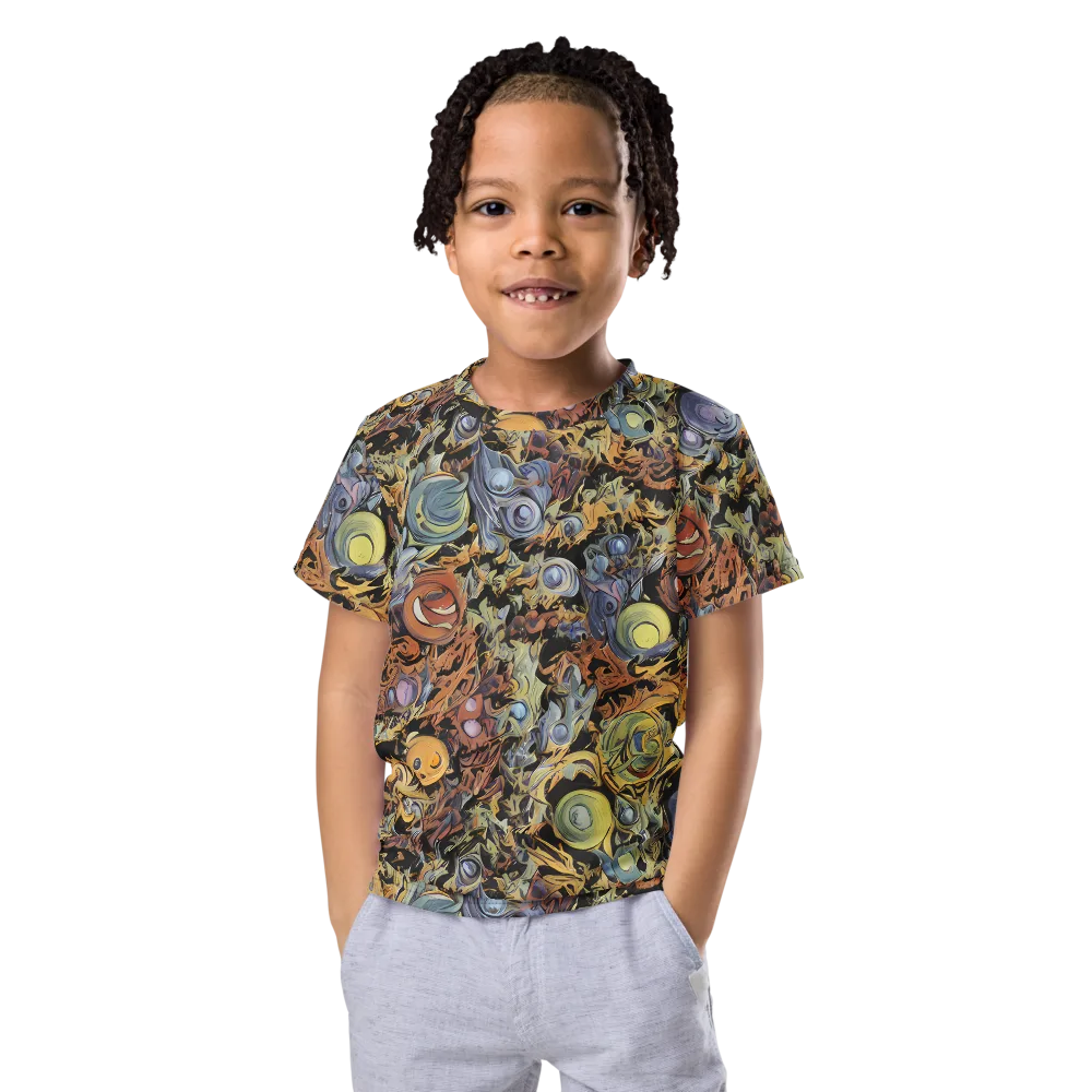 Mineral Maelstrom on Kids Crew Neck T-Shirt — Front