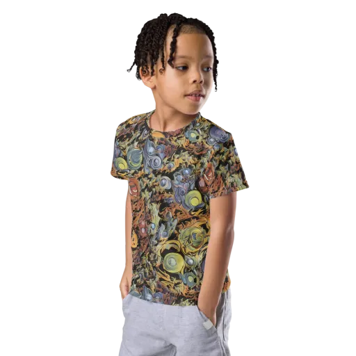 Mineral Maelstrom on a Kids Crew Neck T-Shirt