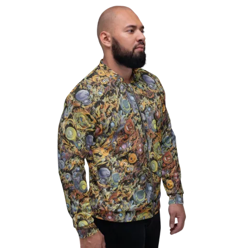 Mineral Maelstrom on a Bomber Jacket