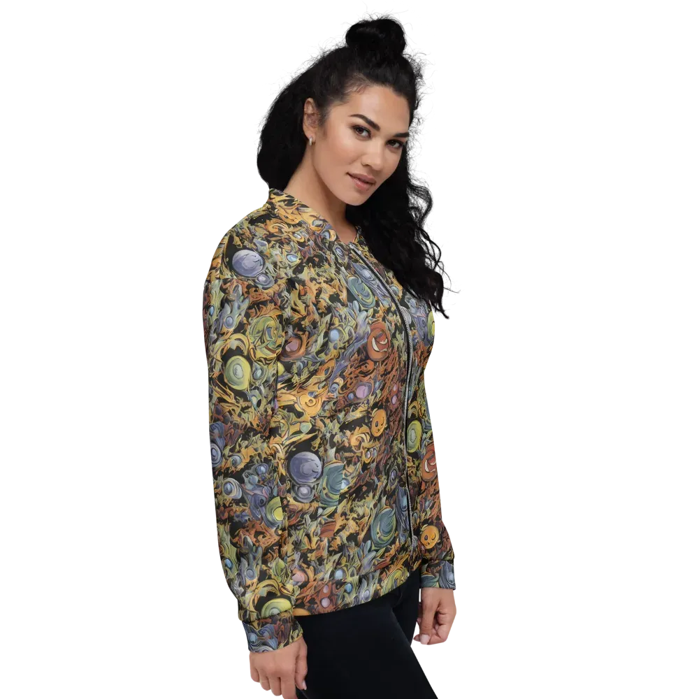 Mineral Maelstrom on Bomber Jacket — Right