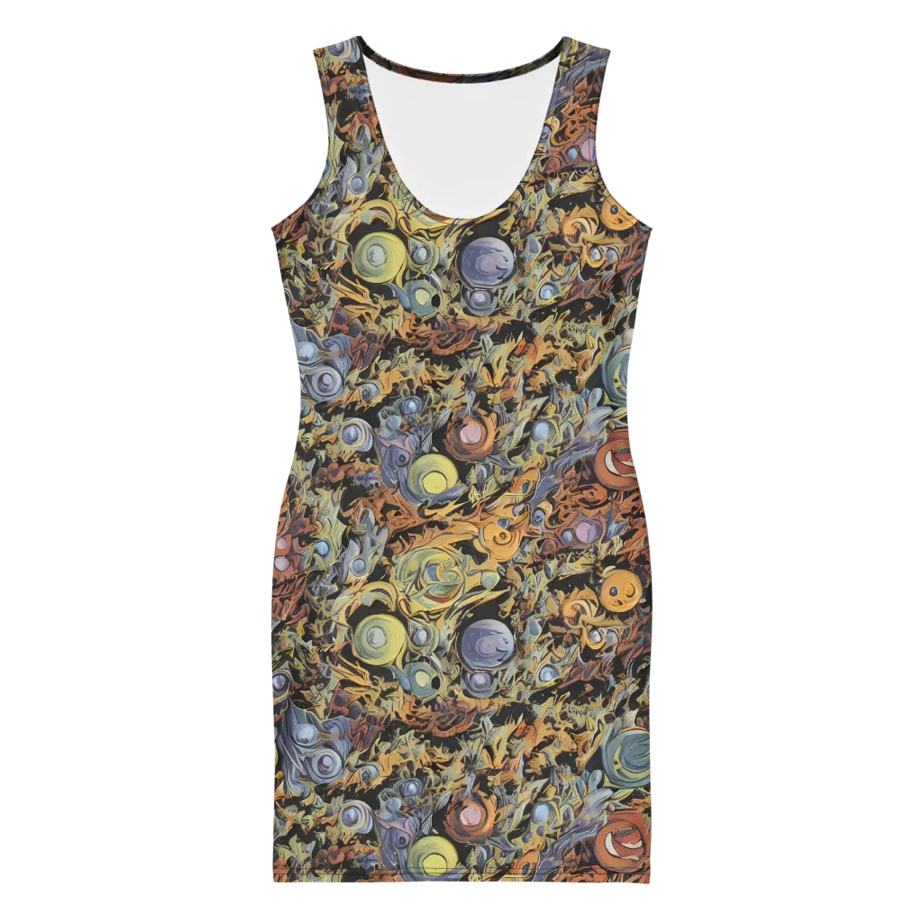 Mineral Maelstrom on Bodycon Dress — Front