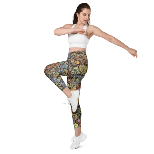Mineral Maelstrom on a Leggings with Pockets
