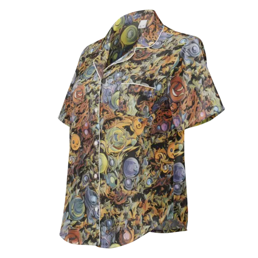 Mineral Maelstrom on a Women's Short Sleeve Pajama Top