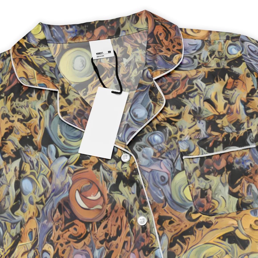 Mineral Maelstrom on Women's Short Sleeve Pajama Top — Product details
