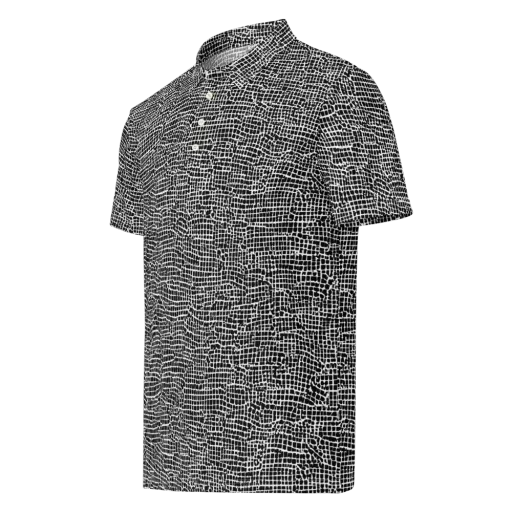 Gridstorm on a Men's Slim Fit Polo Shirt