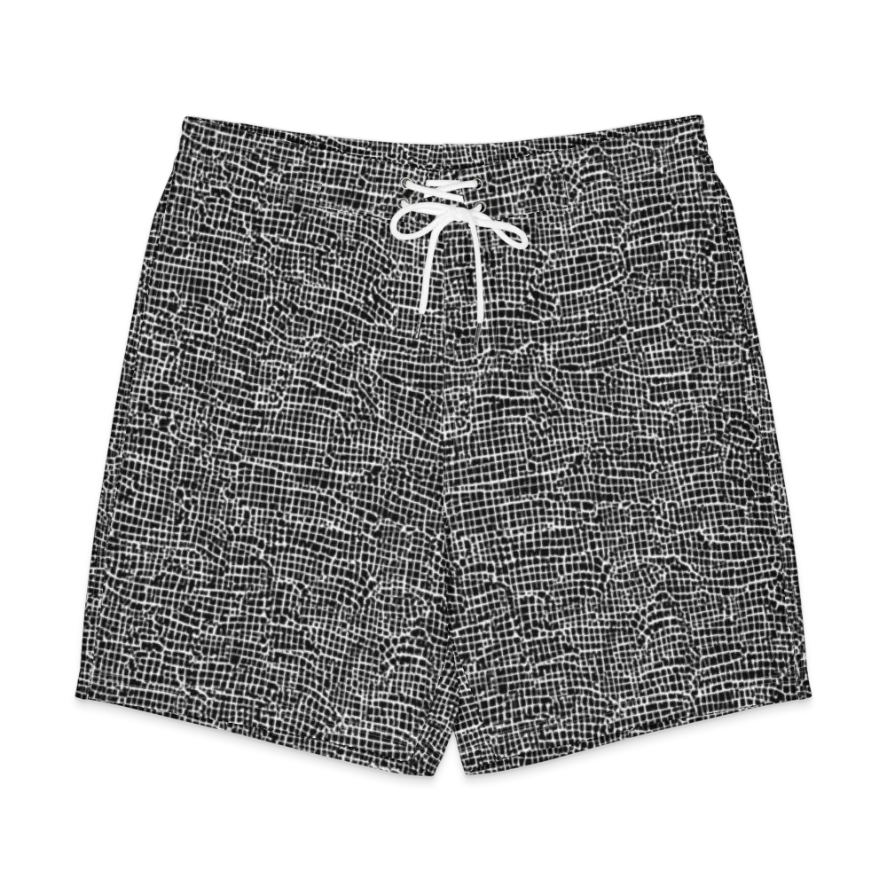 Gridstorm on Men's Board Shorts — Front