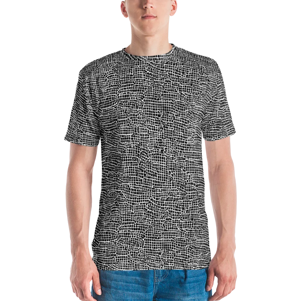 Gridstorm on Men's Crew Neck T-Shirt — Front