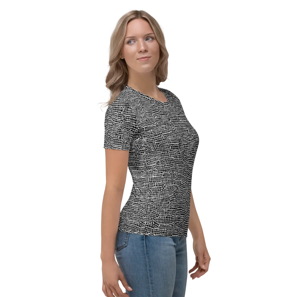 Gridstorm on Women's Crew Neck T-Shirt — Right