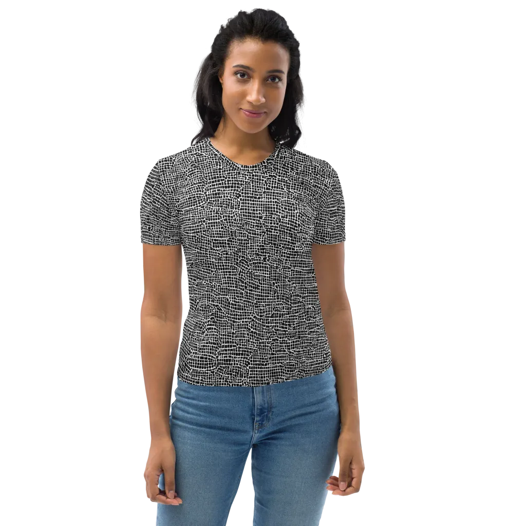 Gridstorm on Women's Crew Neck T-Shirt — Front