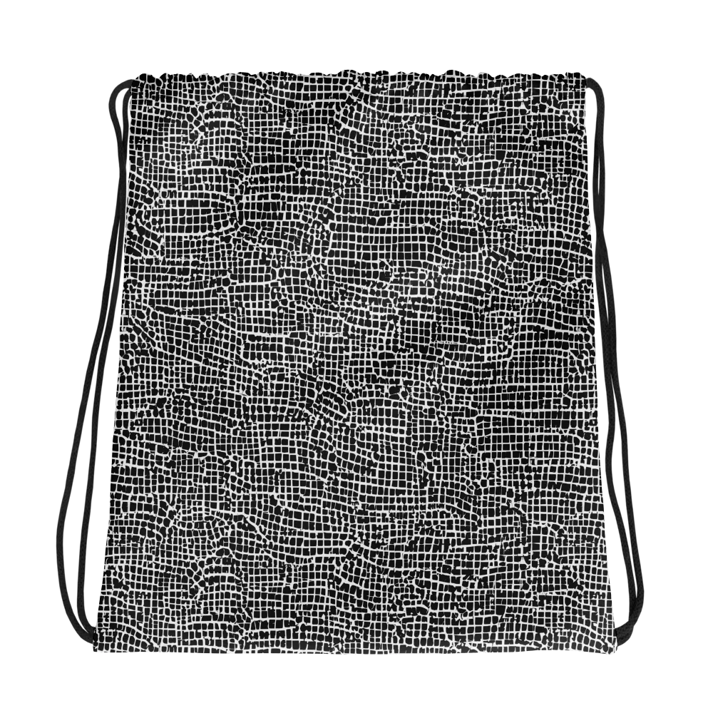 Gridstorm on Drawstring Bag — Photo