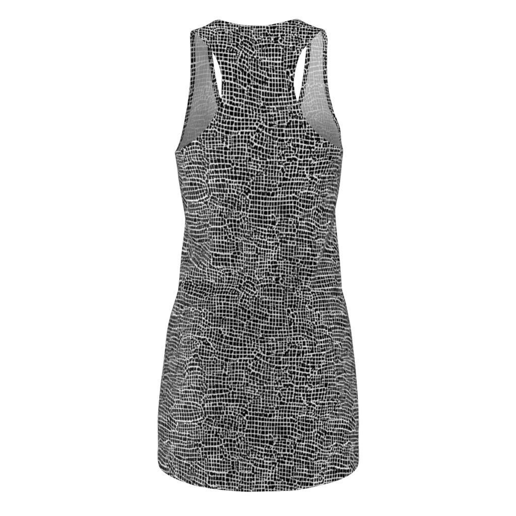 Gridstorm on Racerback Dress — Back
