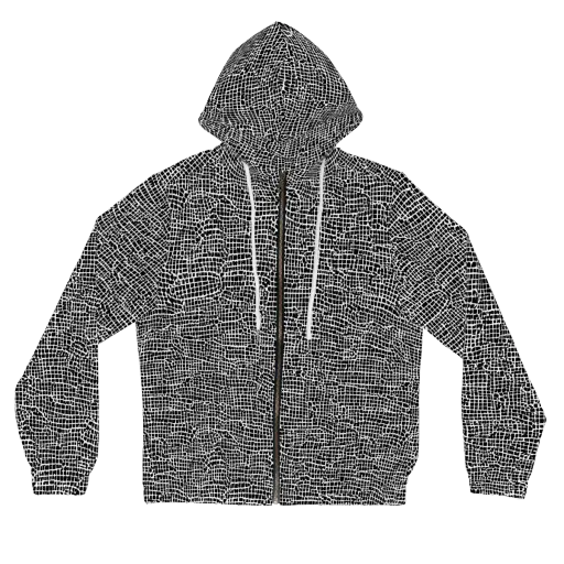 Gridstorm on a Women's Full-Zip Hoodie