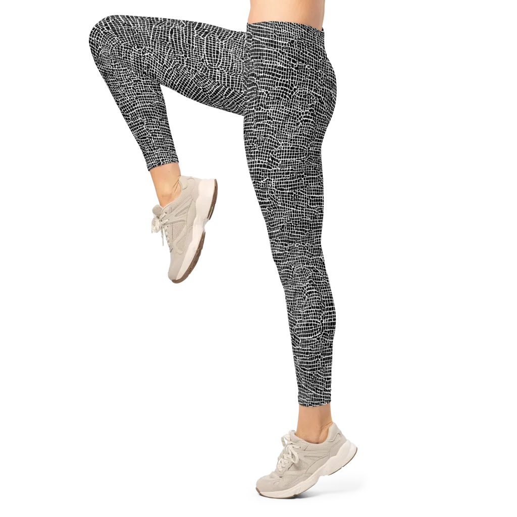 Gridstorm on Leggings — Left