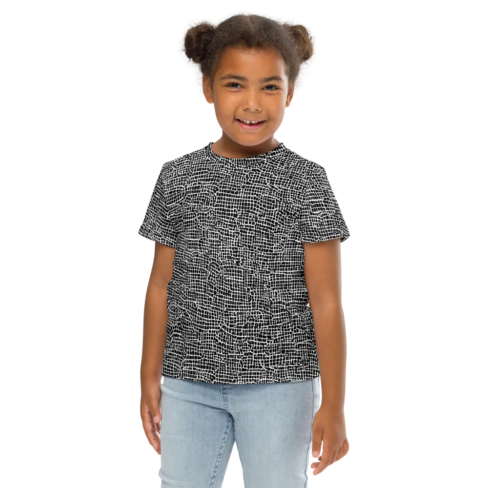 Gridstorm on Kids Crew Neck T-Shirt — Front
