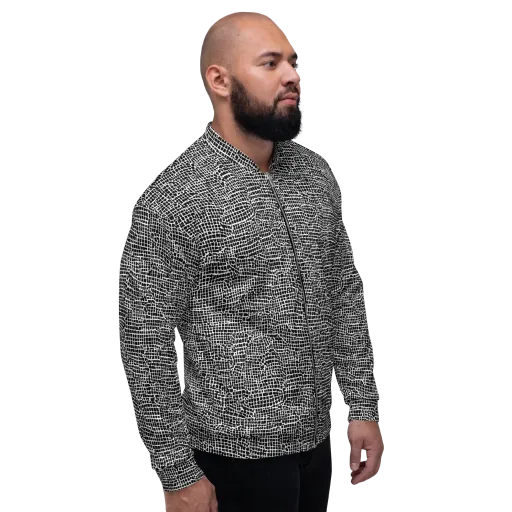 Gridstorm on a Bomber Jacket
