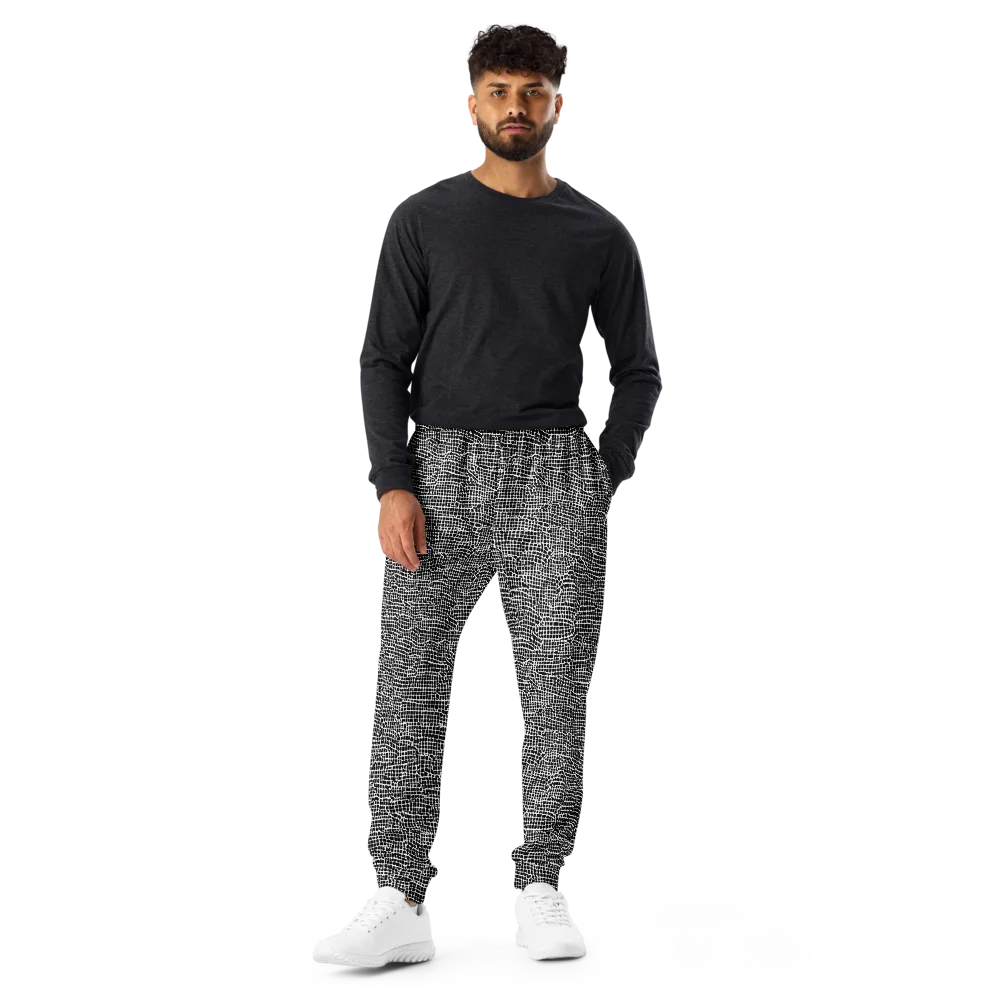 Gridstorm on Men's Joggers — Front