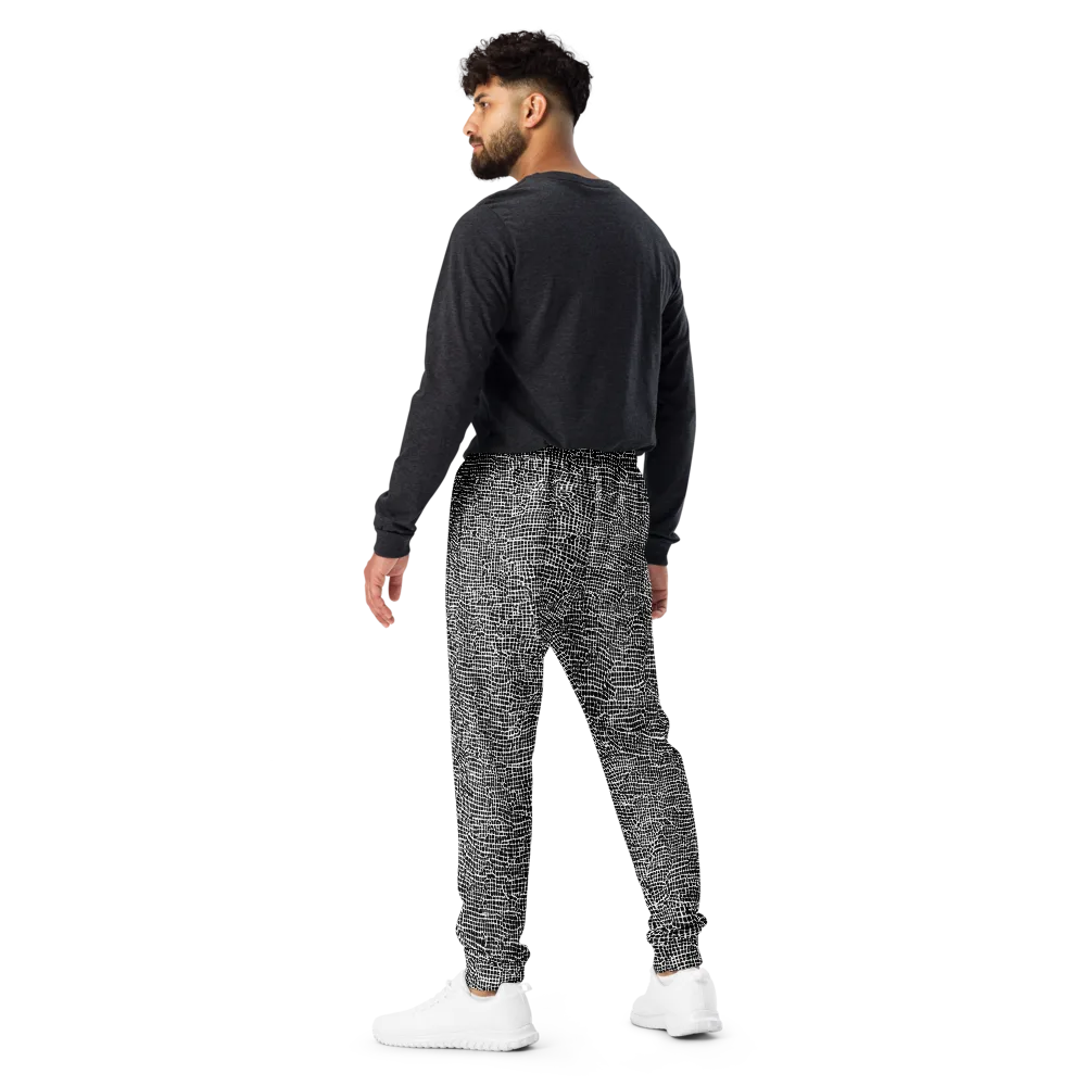 Gridstorm on Men's Joggers — Back