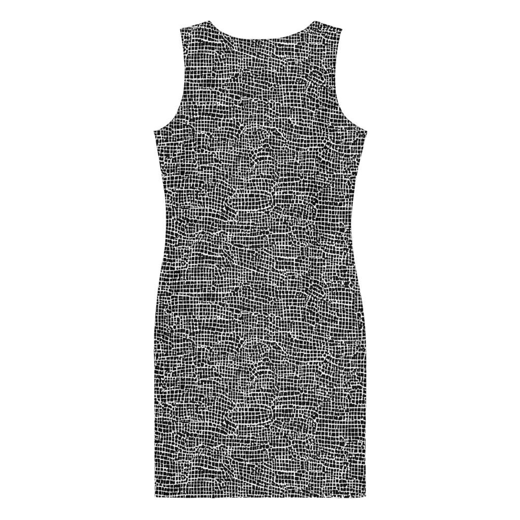 Gridstorm on Bodycon Dress — Back