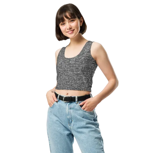 Gridstorm on a Crop Top