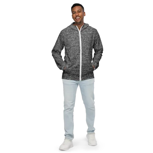 Gridstorm on a Men's Windbreaker