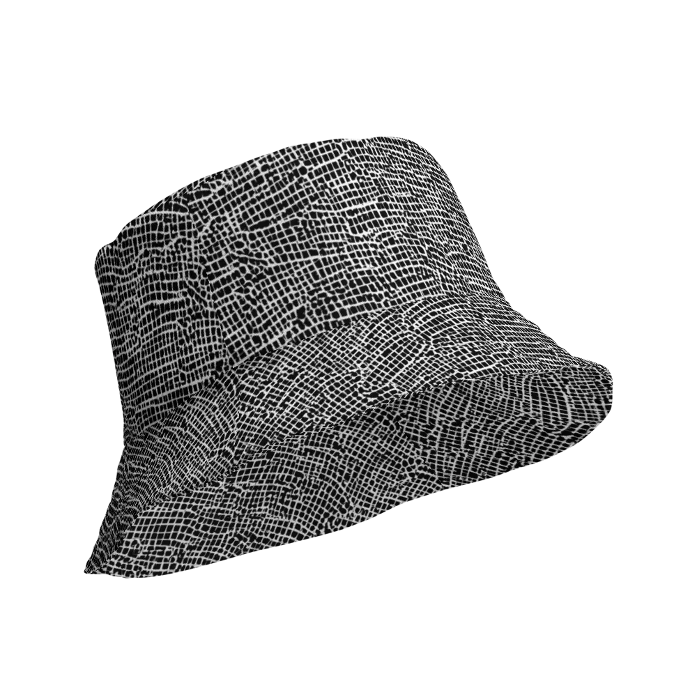 Gridstorm on Reversible Bucket Hat — Product details Outside
