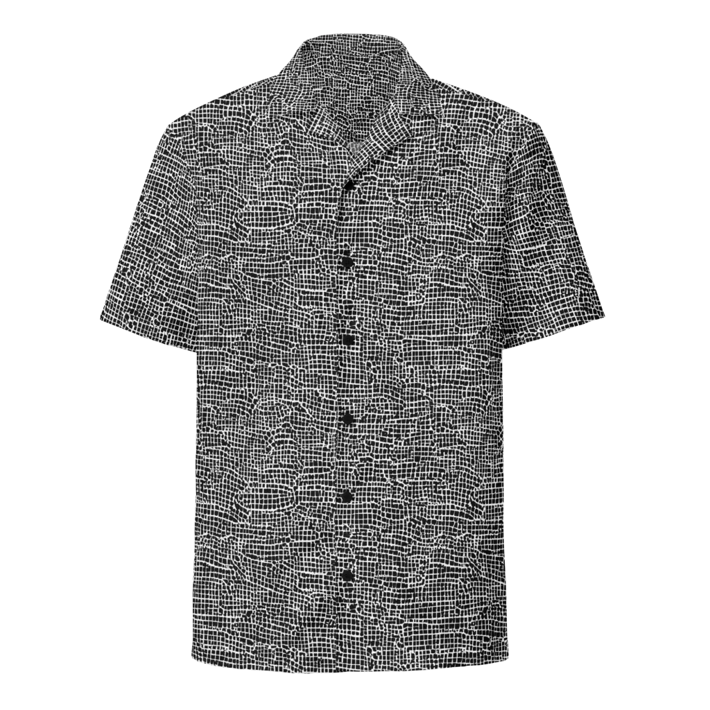 Gridstorm on Button Shirt — Front