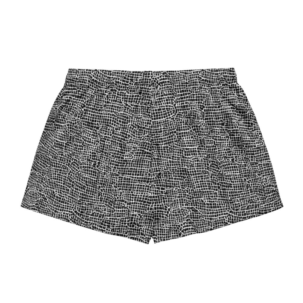 Gridstorm on Women's Pajama Shorts — Back