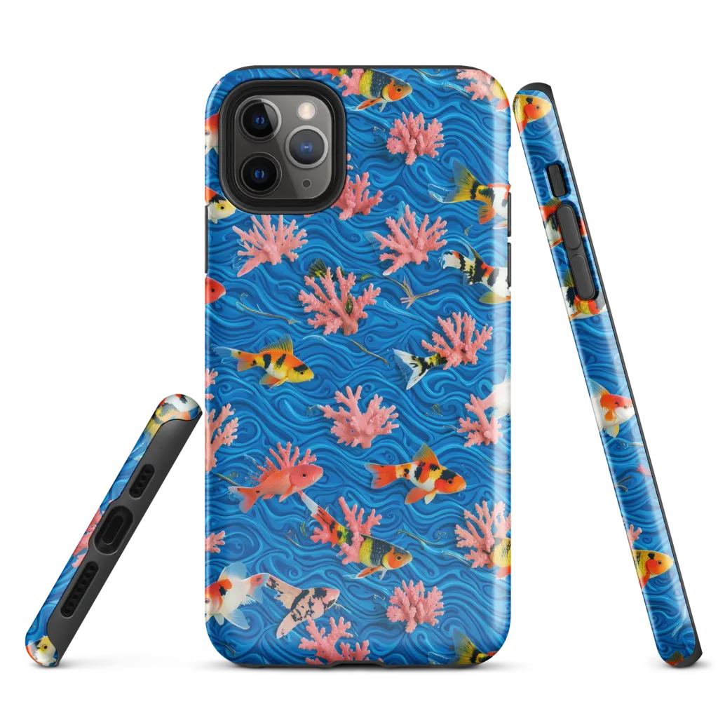 Neon Reef on Tough Case for iPhone® — Front