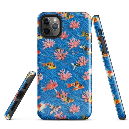 Neon Reef on a Tough Case for iPhone®