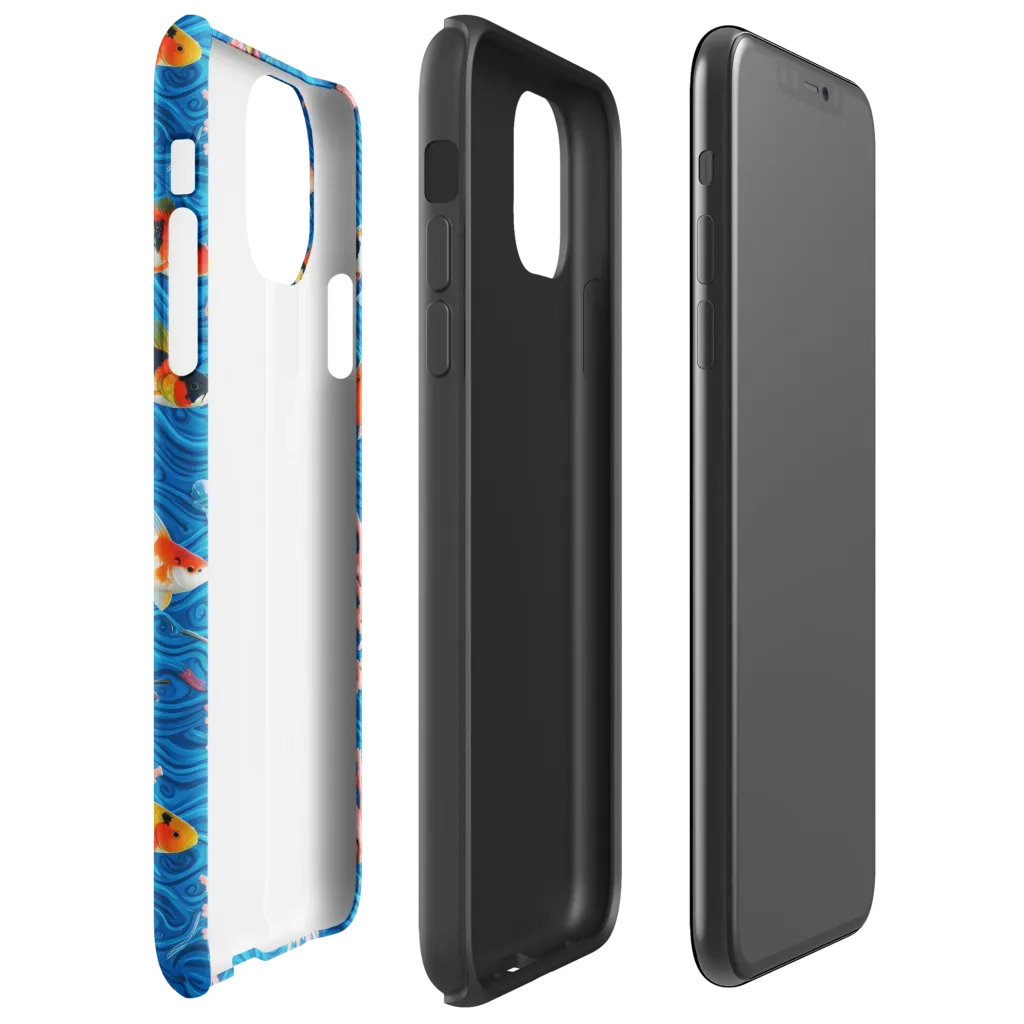 Neon Reef on Tough Case for iPhone® — Right