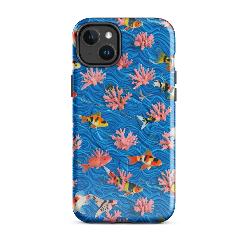 Neon Reef on MagSafe Tough Case for iPhone® — Front