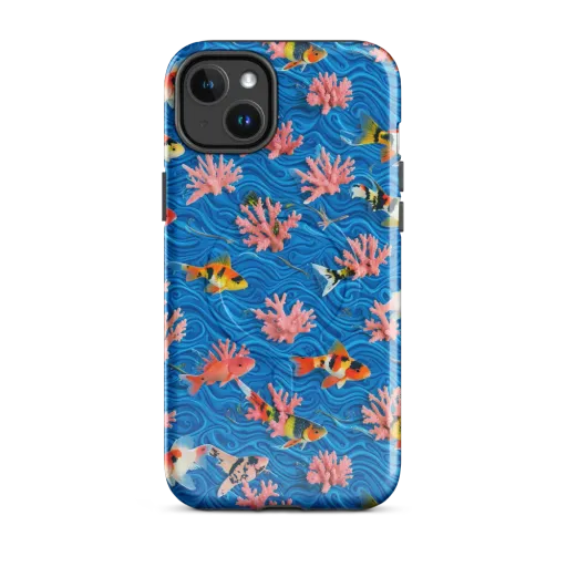 Neon Reef on a MagSafe Tough Case for iPhone®