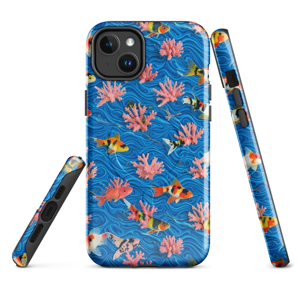 Neon Reef on MagSafe Tough Case for iPhone® — Front