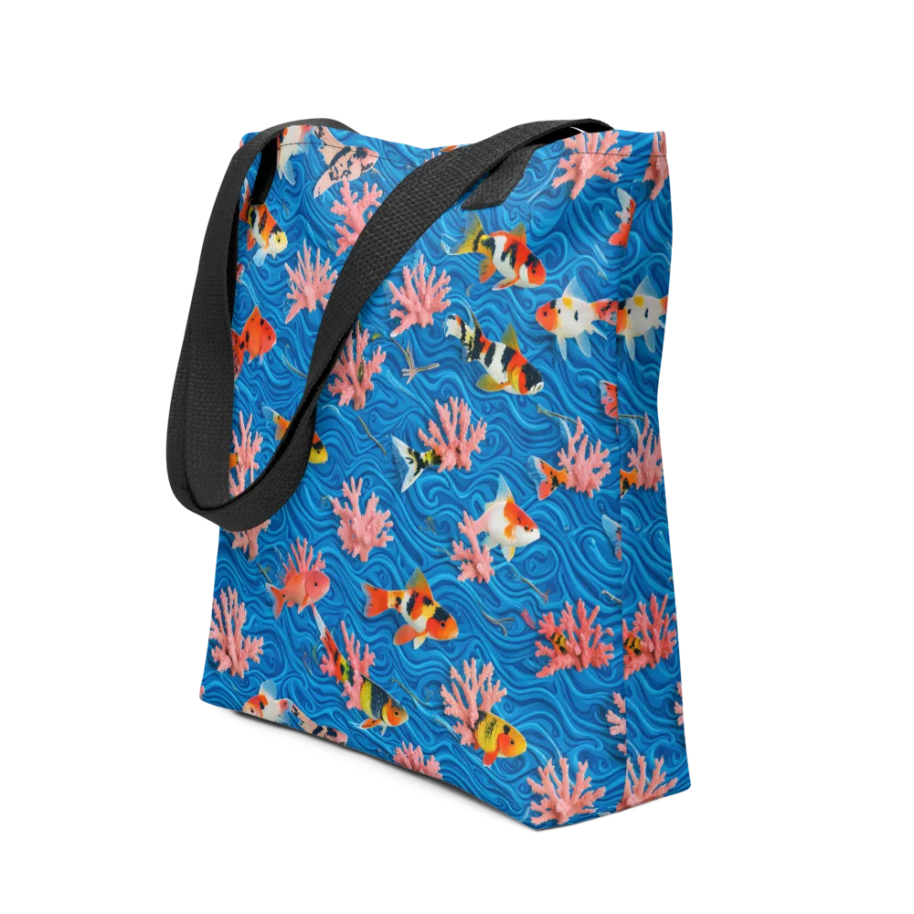 Neon Reef on Tote Bag — Front