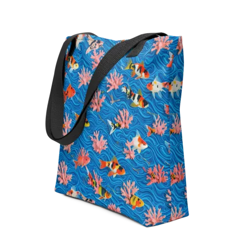 Neon Reef on a Tote Bag