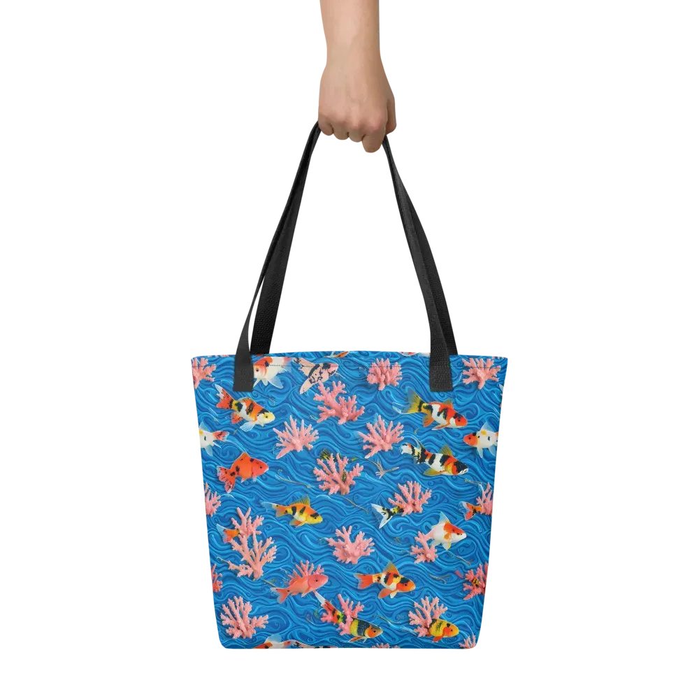 Neon Reef on Tote Bag — Front